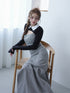 Back open houndstooth ensemble